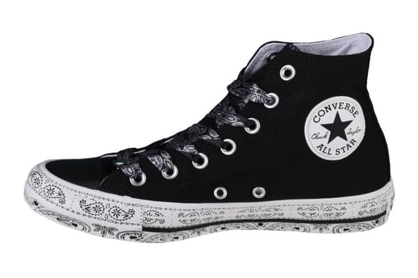 Converse X Miley Cyrus Chuck Taylor Hi All Star 162234C, Kvinna, Plimsolls, svart