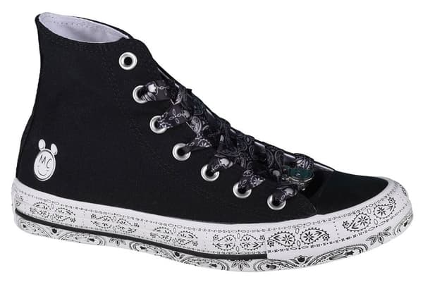 Converse X Miley Cyrus Chuck Taylor Hi All Star 162234C, Kvinna, Plimsolls, svart