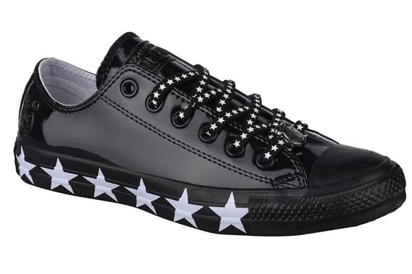 Converse Chuck Taylor All Star Miley Cyrus 563720C, Kvinna, Plimsolls, svart