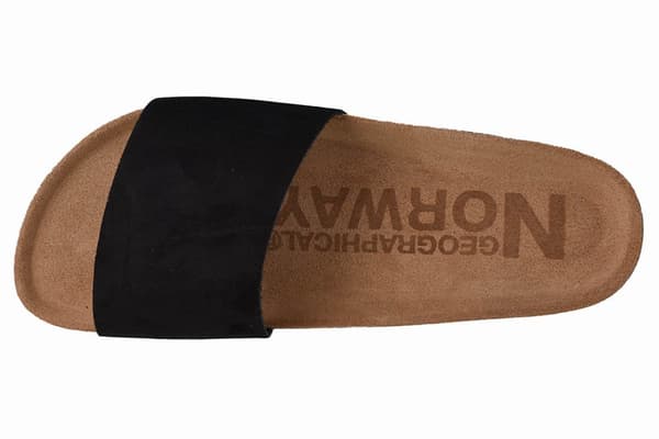 Geographical Norway Sandalias Baja Verano GNW20406-01, Kvinna, Tofflor, svart