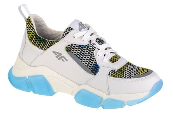 4F Wmn's Casual H4L-OBDL254-34S, Kvinna, Sneakers, vit