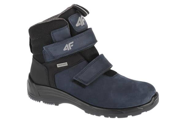 4F Junior Trek HJZ21-JOBMW252-31S, för pojke, Vandringsskor, marinblå