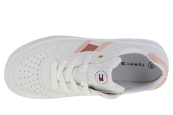 Tommy Hilfiger Low Cut Lace-Up Sneaker T3A4-32143-1351X134, för tjej, Sneakers, vit