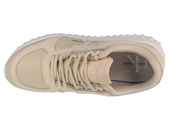 Calvin Klein Runner Laceup YW0YW00375-AEO, Kvinna, Sneakers, beige