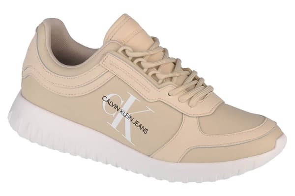 Calvin Klein Runner Laceup YW0YW00375-AEO, Kvinna, Sneakers, beige