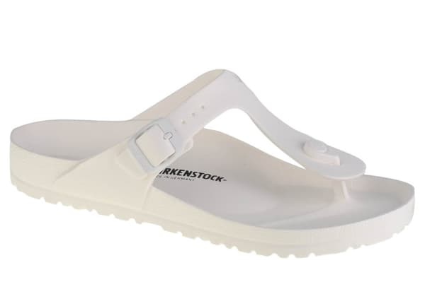 Birkenstock Gizeh 0128221, Kvinna, Flip flops, vit