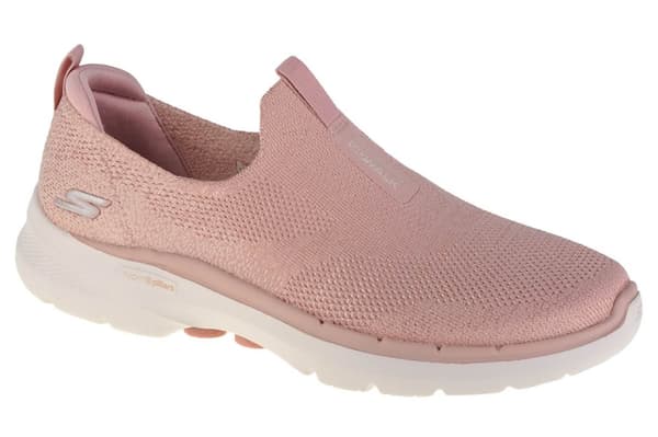 Skechers Go Walk 6 124502-LTPK, Kvinde, Sneakers, lyserød Pink 38