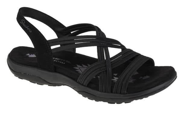 Skechers Reggae Slim Simply Stretch Sandals 163023-BLK, Kvinna, Sandaler, svart