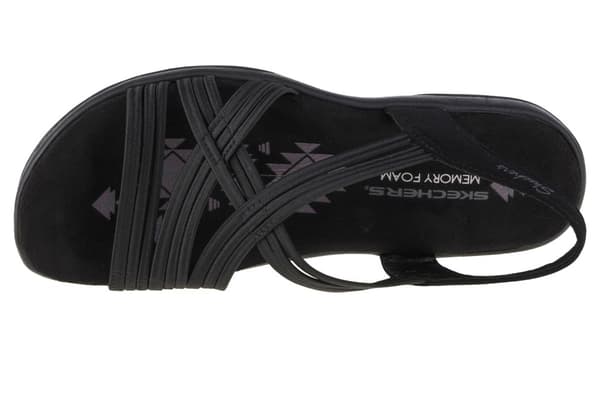 Skechers Reggae Slim Simply Stretch Sandals 163023-BLK, Kvinna, Sandaler, svart