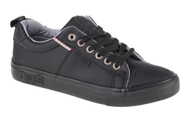 Big Star Shoes KK274006, Kvinde, Plimsolls, sort Black 37