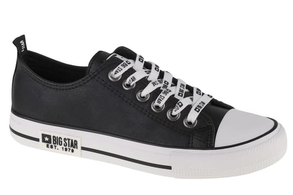 Big Star Shoes KK274096, Kvinna, Plimsolls, svart Black 38