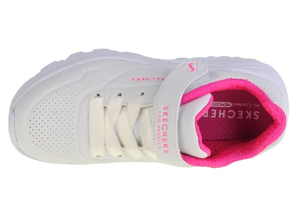 Skechers Uno Lite 310451L-WHP, för Tjej, Sneakers, vit