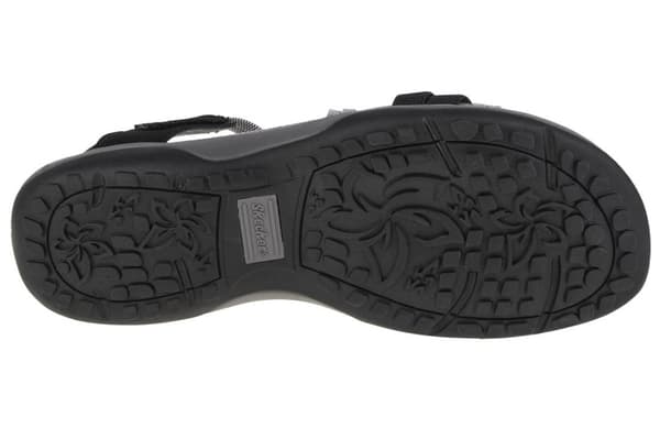 Skechers Reggae Slim–Takes Two 163112-BKCC, Kvinna, Sandaler, svart