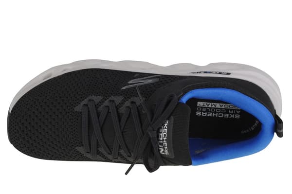 Skechers Go Run Swirl Tech-Dash Charge 220302-BKBL, Mand, Løbesko, sort