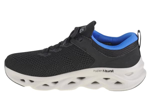 Skechers Go Run Swirl Tech-Dash Charge 220302-BKBL, Mand, Løbesko, sort