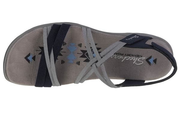 Skechers Reggae Slim–Takes Two 163112-NVY, Kvinna, Sandaler, marinblå