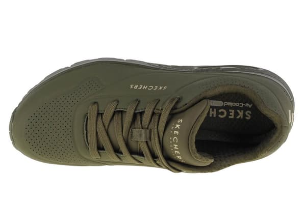 Skechers Uno-Stand on Air 73690-OLV, Kvinna, Sneakers, grön