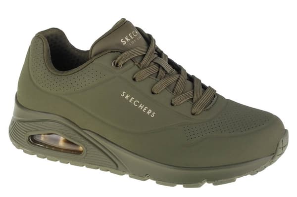 Skechers Uno-Stand on Air 73690-OLV, Kvinna, Sneakers, grön