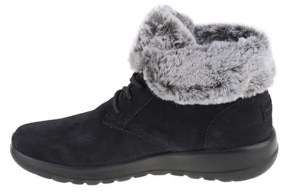 Skechers On The Go Joy-Plush Dreams 144042-BKGY, Kvinde, Vinterstøvler, sort
