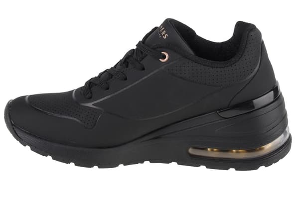 Skechers Million Air-Elevated Air 155401-BBK, Kvinde, Sneakers, sort