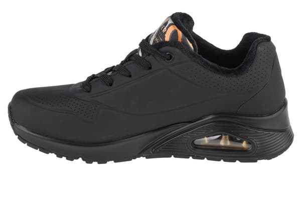 Skechers Uno-Metallic Love 155523-BKGD, Kvinna, Sneakers, svart