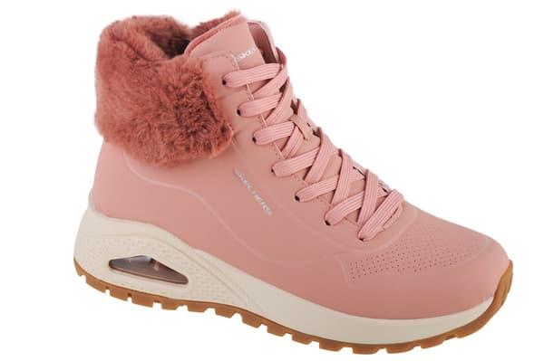 Skechers Uno Rugged - Fall Air 167274-ROS, Kvinde, Vinterstøvler, lyserød Pink 37