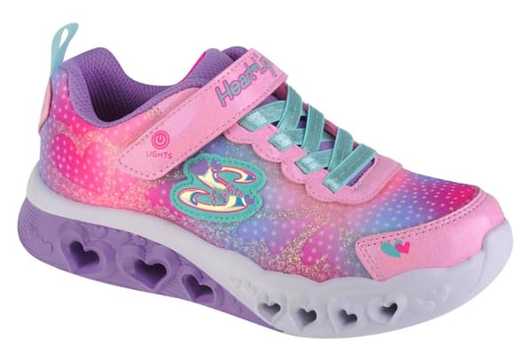 Skechers Flutter Heart Lights 302315L-PKMT, för Tjej, Sneakers, rosa Pink 32