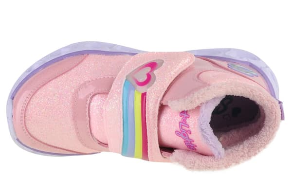 Skechers Heart Lights - Brilliant Rainbow 302669L-PKLV, för Tjej, Vinterkängor, rosa
