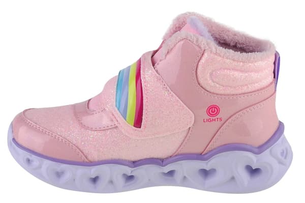 Skechers Heart Lights - Brilliant Rainbow 302669L-PKLV, för Tjej, Vinterkängor, rosa
