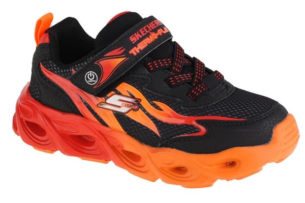 Skechers Thermo Flash - Heat-Flux 400103L-BKRD, för Pojke, Sneakers, svart