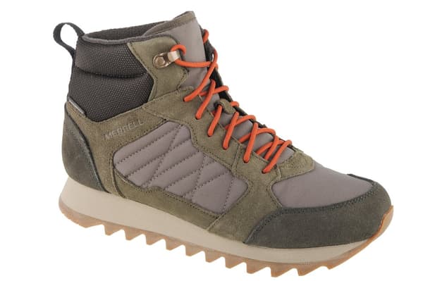 Merrell Alpine Sneaker Mid PLR WP 2 J004291, Man, Träningsskor, grön Green 45