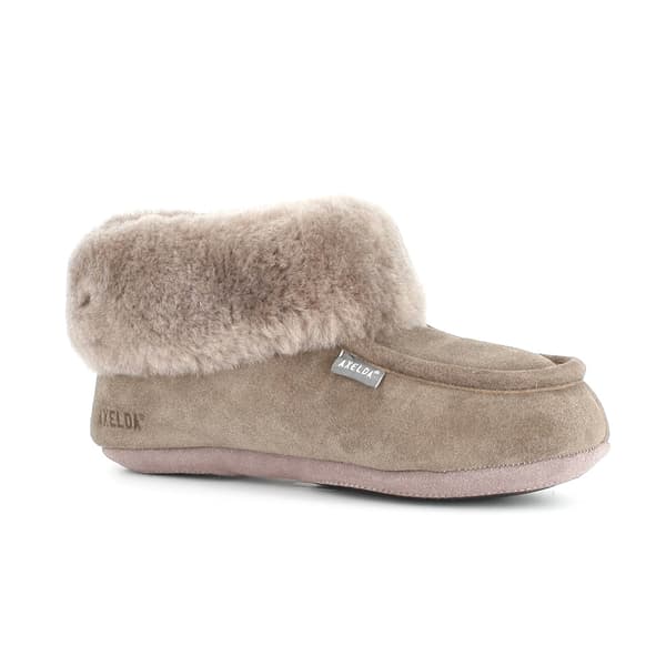 Axelda London 39 - Fårskinnstoffla Beige