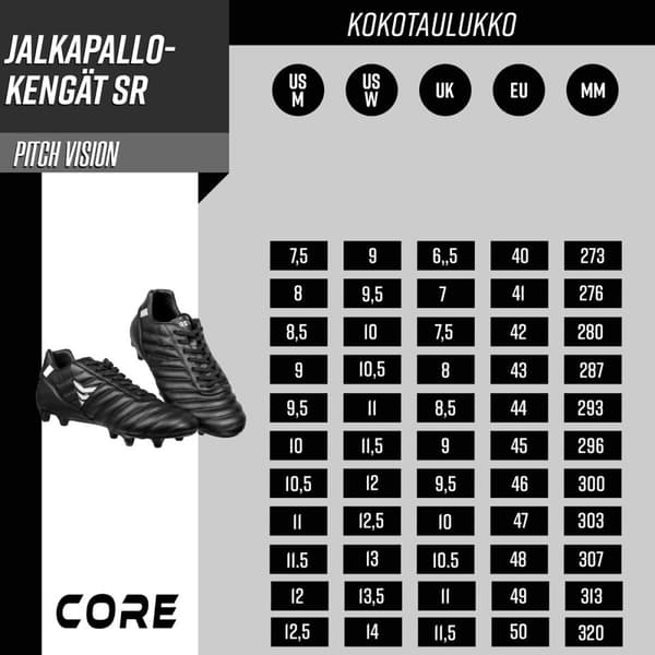 Core Jalkapallokengät SR Pitch Vision - EU45