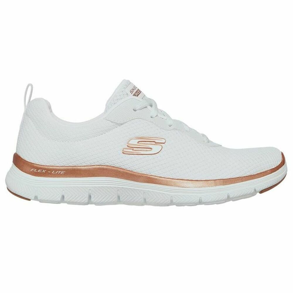 Gymnastiksko, Dam Skechers Mesh Lace-Up W Vit - 36.5