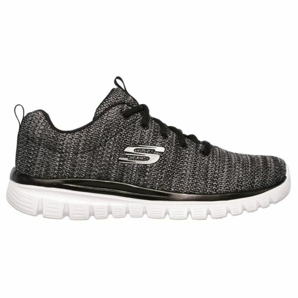 Sportskor Skechers Graceful Twisted Fortune Kvinna Svart - 37