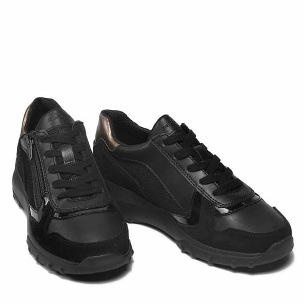 Sportskor Casual Dam Geox Alleniee Svart - 37