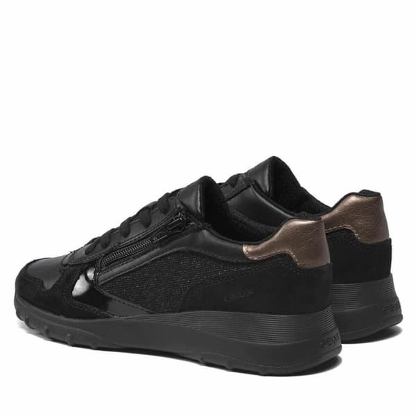 Sportskor Casual Dam Geox Alleniee Svart - 37