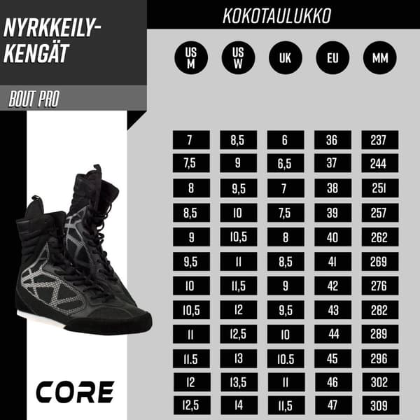 Core Boxningskor Bout Pro - EU39