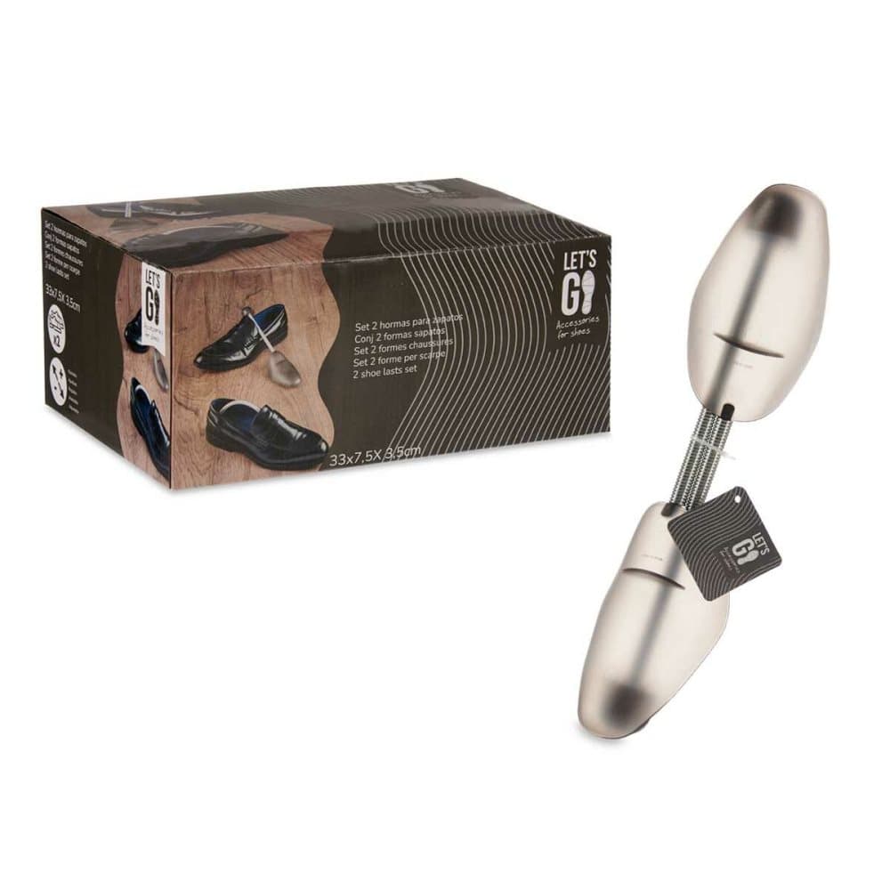 Skohorn 2 Delar Grå (7,5 x 4 x 32 cm)