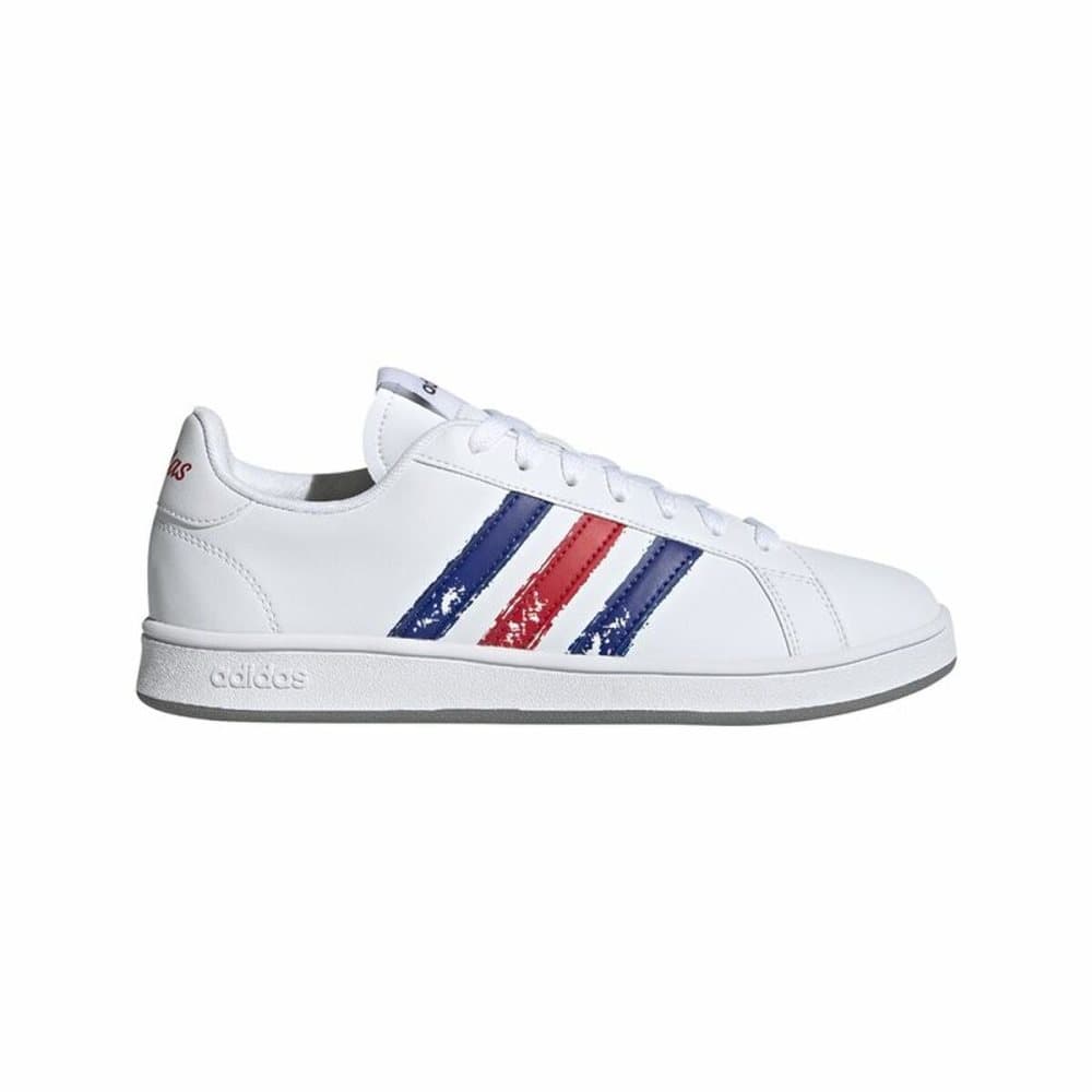 Sportskor Casual Herr Adidas Grand Court Base Beyond Röd Blå Vit - 42