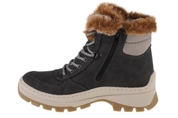 Rieker Booties X9335-45, Kvinna, Vinterkängor, grå