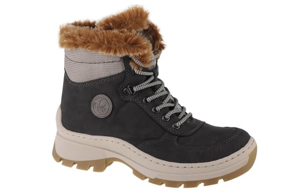 Rieker Booties X9335-45, Kvinna, Vinterkängor, grå