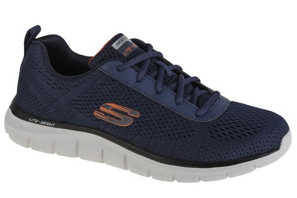 Skechers Track-Moulton 232081-NVOR, Man, Sneakers, marinblå