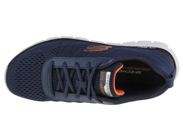 Skechers Track-Moulton 232081-NVOR, Man, Sneakers, marinblå