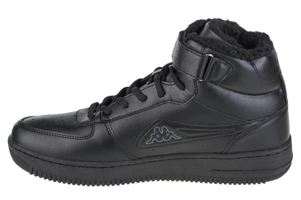 Kappa Bash Mid Fur 242799-1111, Unisex, Sneakers, svart