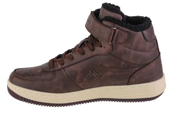 Kappa Bash Mid Fur 242799-5043, Man, Sneakers, brun