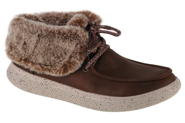 Skechers Skipper - Hang Glider 113443-BRN, Kvinde, Vinterstøvler, brun