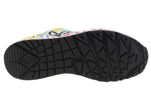 Skechers Uno-Spread The Love 155507-WMLT, Kvinna, Sneakers, vit