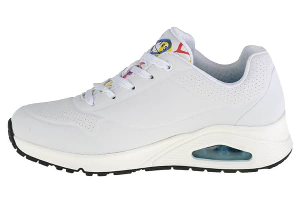 Skechers Uno-Spread The Love 155507-WMLT, Kvinna, Sneakers, vit