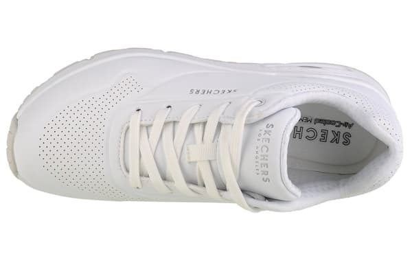 Skechers Uno-Stand on Air 73690-W, Kvinna, Sneakers, vit